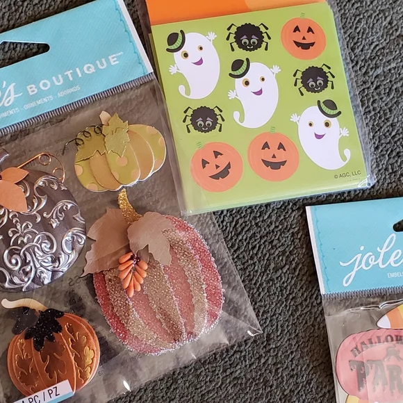20+ Packs Fall Halloween Sticker Lot - Picture 8 of 17